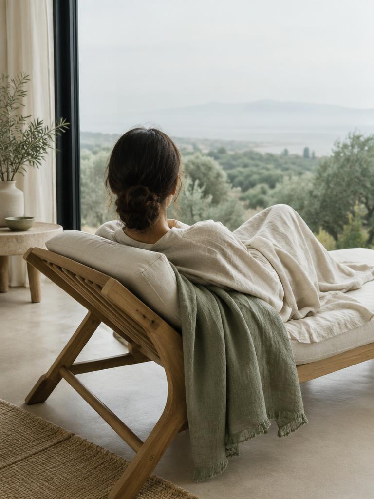 Someone resting by a window